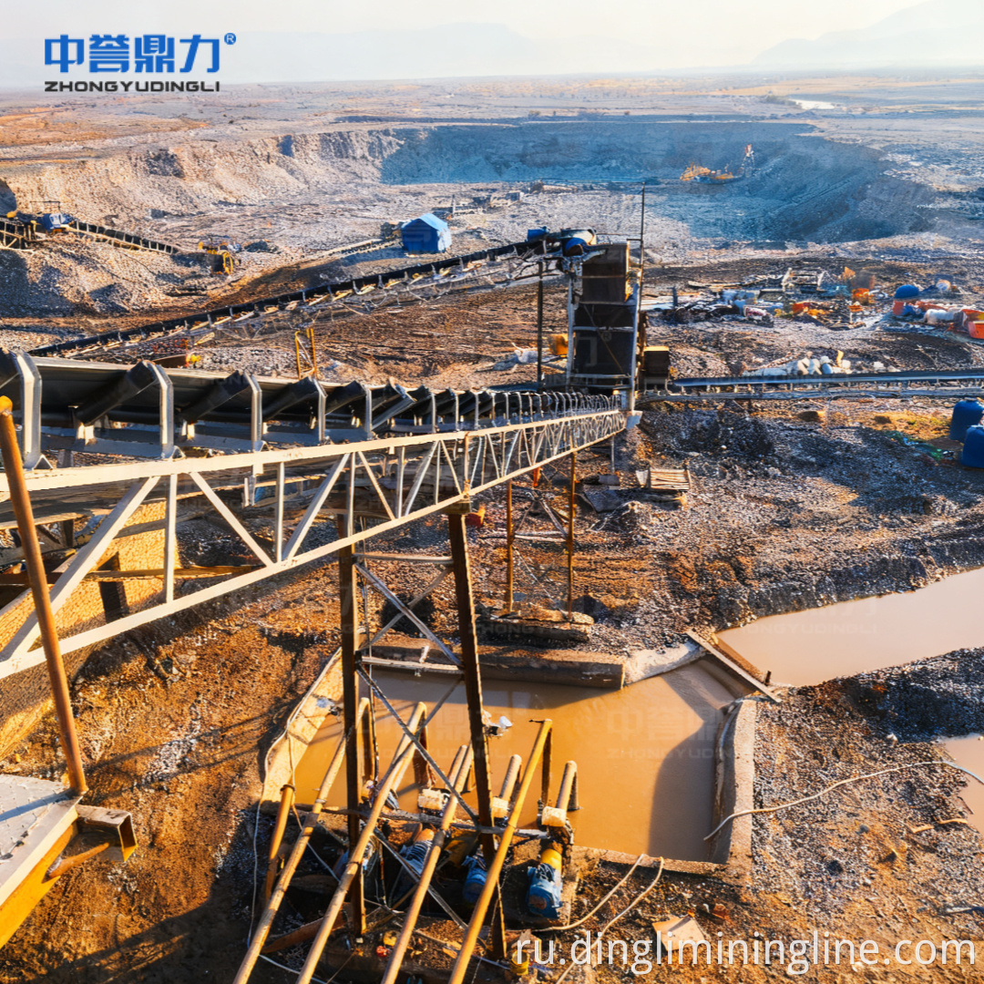 100 TPH Rock Gold Processing Line